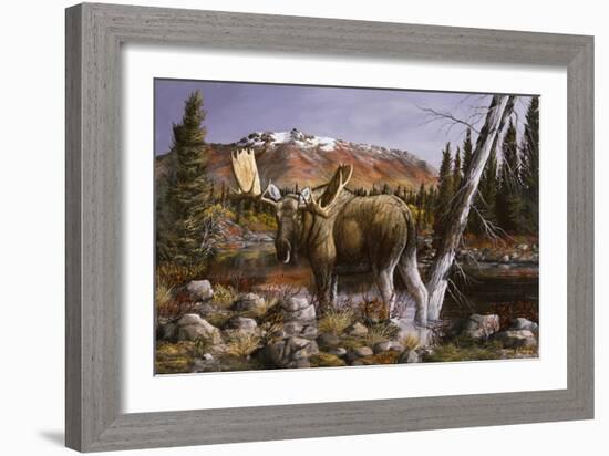 Evening Solitude-Trevor V. Swanson-Framed Giclee Print