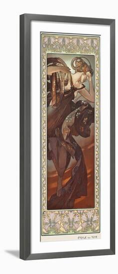 Evening Star (Etoile Du Soir), 1902-Alphonse Mucha-Framed Giclee Print