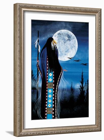 Evening Star Woman-Betty Albert-Framed Art Print