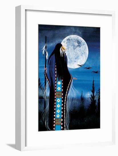 Evening Star Woman-Betty Albert-Framed Art Print