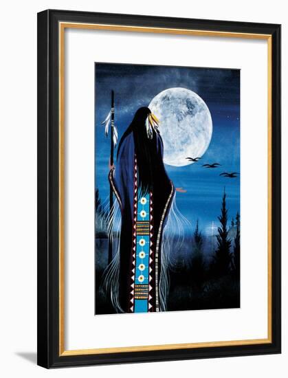 Evening Star Woman-Betty Albert-Framed Art Print