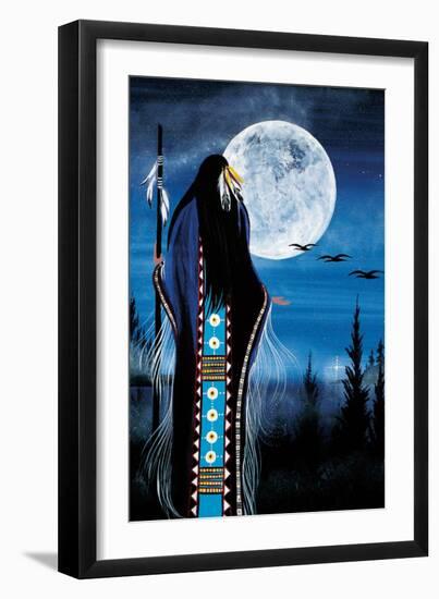 Evening Star Woman-Betty Albert-Framed Art Print