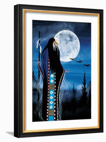 Evening Star Woman-Betty Albert-Framed Art Print