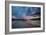 Evening Storm Clouds Gather Over A Boardwalk In Biscuit Basin, Yellowstone National Park-Bryan Jolley-Framed Photographic Print