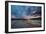 Evening Storm Clouds Gather Over A Boardwalk In Biscuit Basin, Yellowstone National Park-Bryan Jolley-Framed Photographic Print