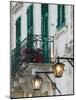 Evening Street Scene, Fiskardo, Kefalonia, Ionian Islands, Greece-Walter Bibikow-Mounted Photographic Print