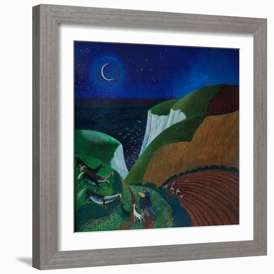 Evening Stroll, 2013-Lisa Graa Jensen-Framed Giclee Print