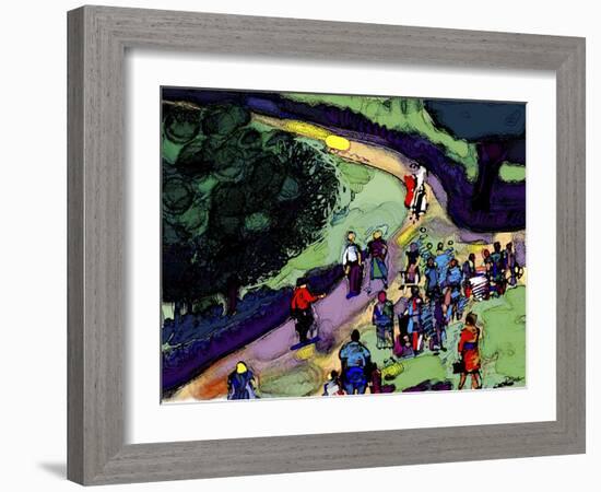Evening Stroll-Diana Ong-Framed Giclee Print