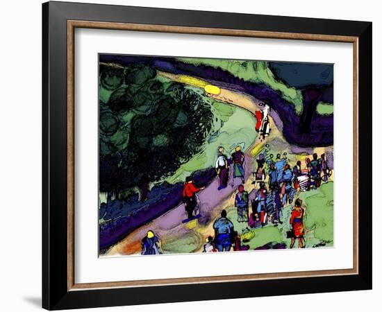 Evening Stroll-Diana Ong-Framed Giclee Print