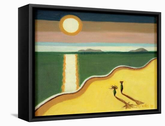 Evening Sun,2010-Tilly Willis-Framed Premier Image Canvas