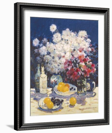 Evening Sun-Malva-Framed Giclee Print