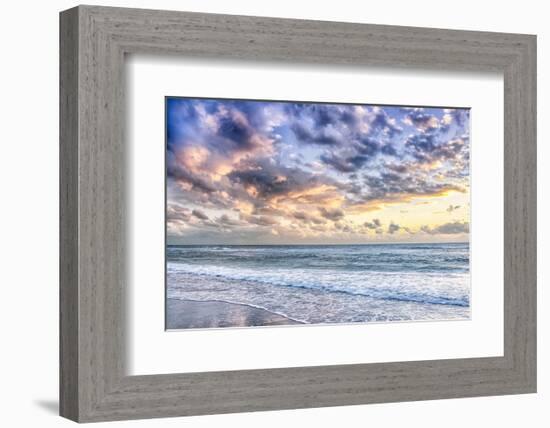 Evening Tide-Mary Lou Johnson-Framed Art Print