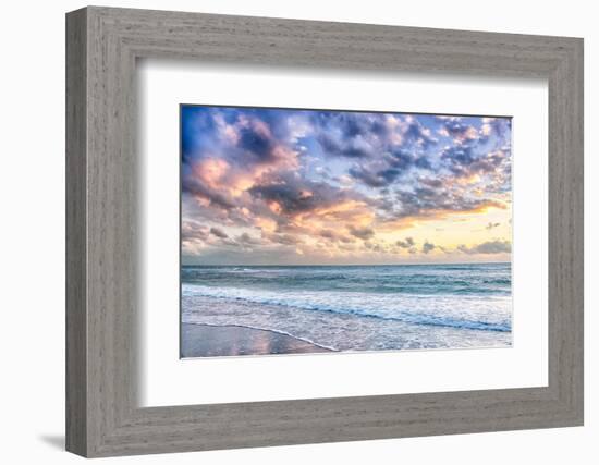 Evening Tide-Mary Lou Johnson-Framed Photo