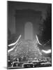 Evening Traffic on the Champs Elysees-Ralph Crane-Mounted Photographic Print