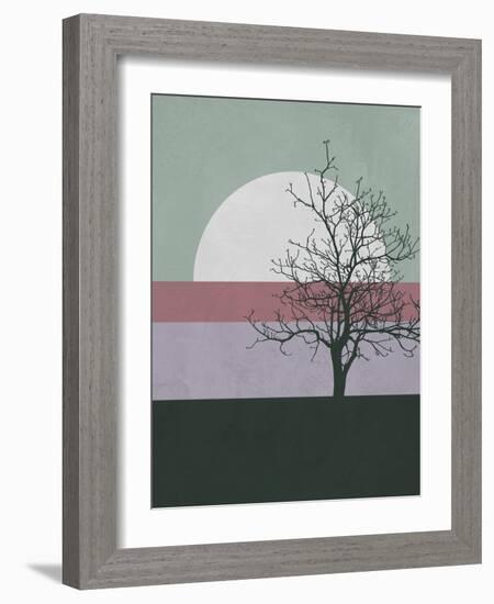 Evening Tree-Jasmine Woods-Framed Art Print