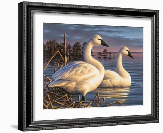 Evening Tundras-Chuck Black-Framed Giclee Print