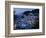 Evening View of Capri Town from Via Castello, Bay of Naples, Campania, Italy-Walter Bibikow-Framed Photographic Print