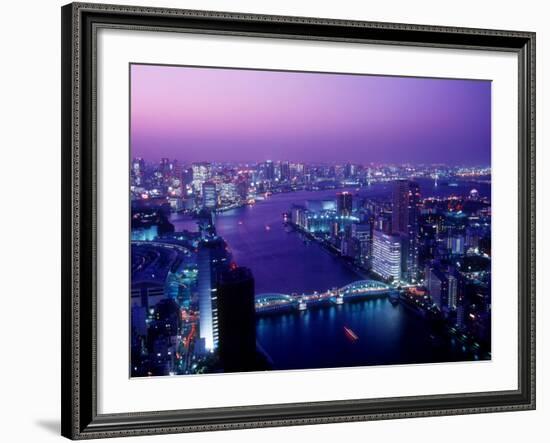 Evening View of River Sumida-null-Framed Photographic Print