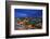 Evening View of Tbilisi from Narikala Fortress, Georgian Country-PrimePhoto-Framed Photographic Print