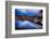 Evening View of the New Hope-Lambertville Bridge, New Hope, Pennsylvania-George Oze-Framed Photographic Print