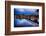 Evening View of the New Hope-Lambertville Bridge, New Hope, Pennsylvania-George Oze-Framed Photographic Print