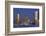 Evening View over the Elbe on Hanse Trade Centre and the Elbphilharmonie-Uwe Steffens-Framed Photographic Print