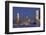 Evening View over the Elbe on Hanse Trade Centre and the Elbphilharmonie-Uwe Steffens-Framed Photographic Print