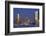 Evening View over the Elbe on Hanse Trade Centre and the Elbphilharmonie-Uwe Steffens-Framed Photographic Print