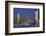 Evening View over the Elbe on Hanse Trade Centre and the Elbphilharmonie-Uwe Steffens-Framed Photographic Print