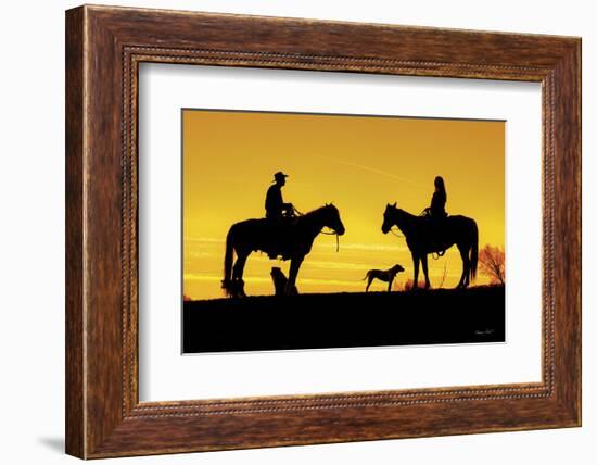 Evening Visit-Barry Hart-Framed Art Print