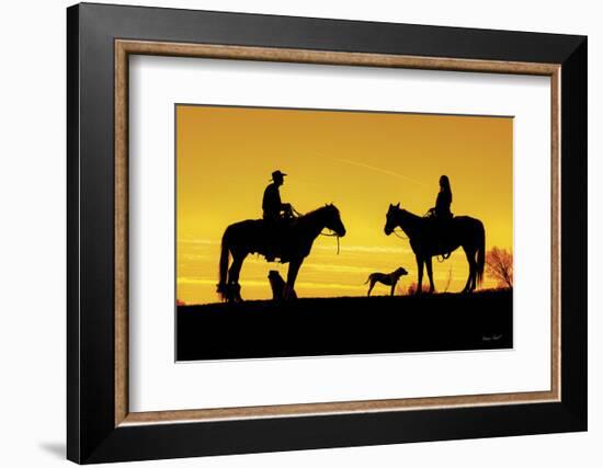 Evening Visit-Barry Hart-Framed Art Print