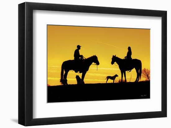 Evening Visit-Barry Hart-Framed Art Print