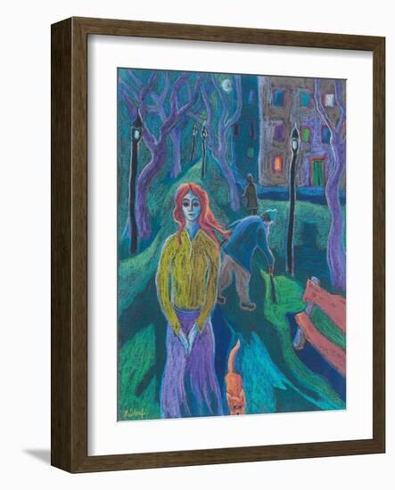 Evening Walk, 2005-Marta Martonfi-Benke-Framed Giclee Print