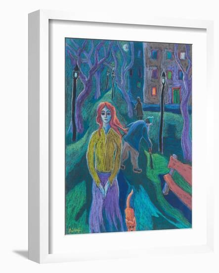 Evening Walk, 2005-Marta Martonfi-Benke-Framed Giclee Print