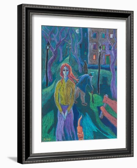 Evening Walk, 2005-Marta Martonfi-Benke-Framed Giclee Print