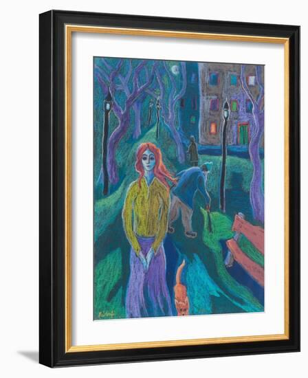 Evening Walk, 2005-Marta Martonfi-Benke-Framed Giclee Print