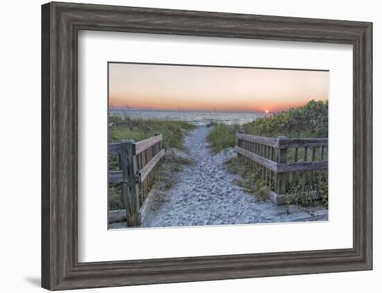 Evening Walk-Mary Lou Johnson-Framed Art Print