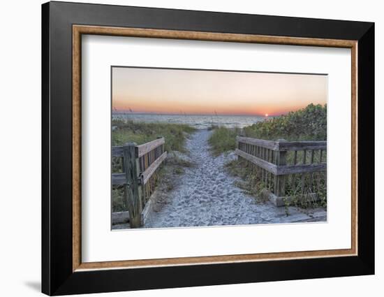 Evening Walk-Mary Lou Johnson-Framed Art Print