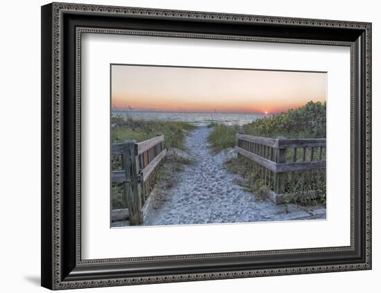 Evening Walk-Mary Lou Johnson-Framed Art Print