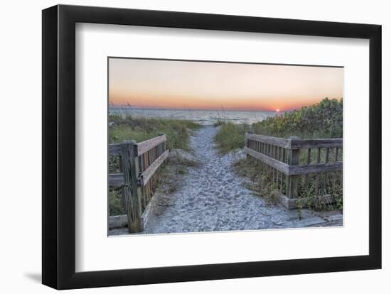 Evening Walk-Mary Lou Johnson-Framed Art Print