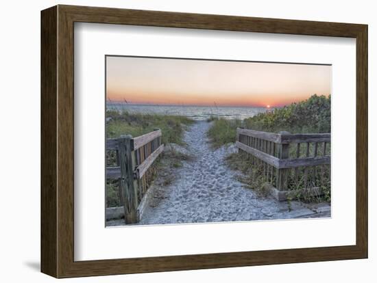 Evening Walk-Mary Lou Johnson-Framed Art Print