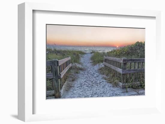 Evening Walk-Mary Lou Johnson-Framed Art Print