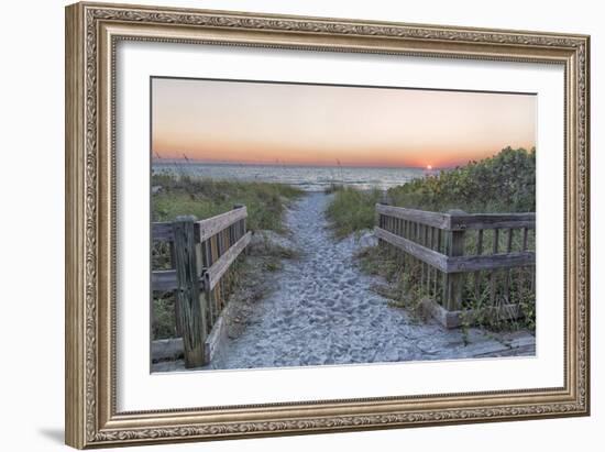 Evening Walk-Mary Lou Johnson-Framed Art Print