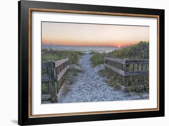 Evening Walk-Mary Lou Johnson-Framed Art Print