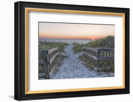 Evening Walk-Mary Lou Johnson-Framed Giclee Print