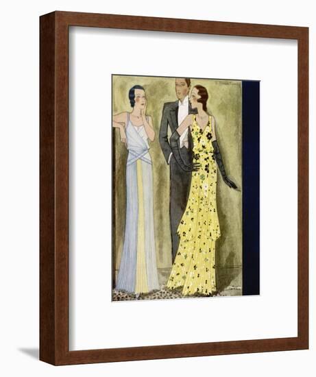 Evening Wear 1931-null-Framed Art Print