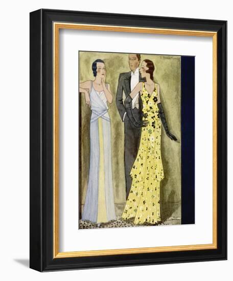 Evening Wear 1931-null-Framed Art Print