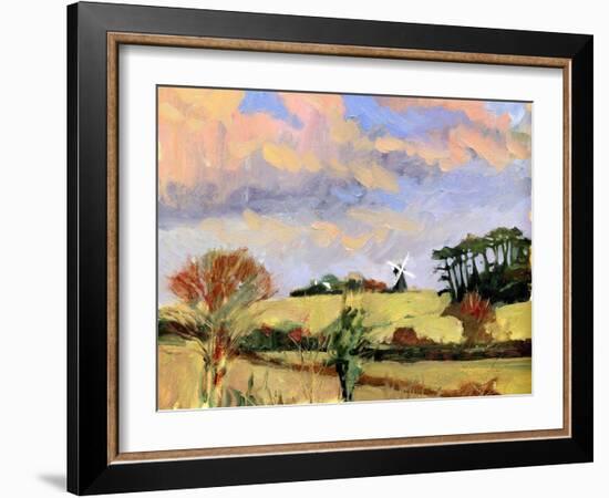 Evening Windmill, 2007-Clive Metcalfe-Framed Giclee Print