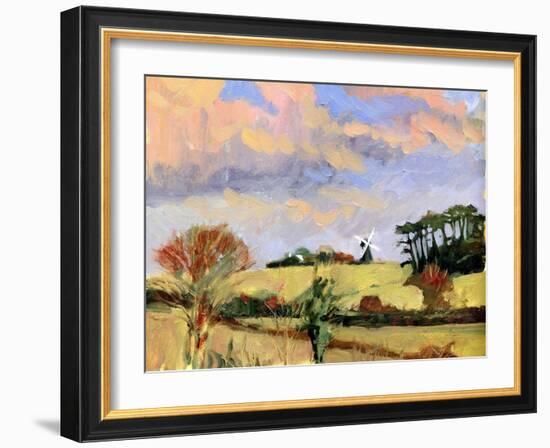 Evening Windmill, 2007-Clive Metcalfe-Framed Giclee Print