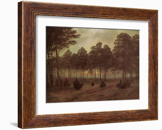 Evening-Caspar David Friedrich-Framed Giclee Print